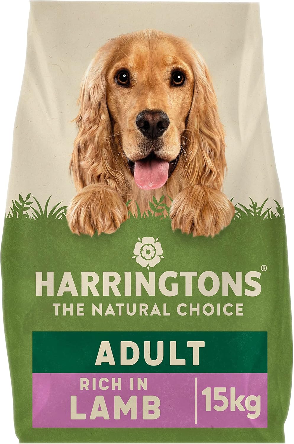 Harringtons Complete Dry Adult Dog Food Lamb & Rice 15kg - Made with All Natural Ingredients