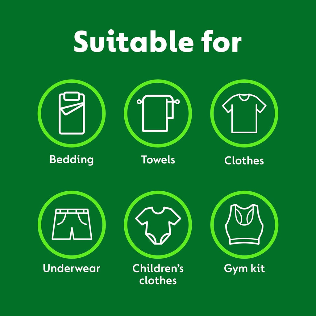 Dettol Laundry Sanitiser, Antibacterial, Lavender Scented, 6L Total (1.5L x 4pck) 12hr Freshness, Removes Odour, Prevents colour fading, Kills 99.9 Percent of Bacteria