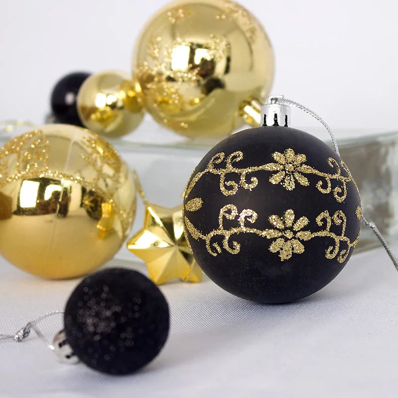 44Pcs 6CM Christmas Ball Christmas Decoration Xmas Tree Pendent Ornaments Home Decor Navidad Party New Year 2026 Party Supplies