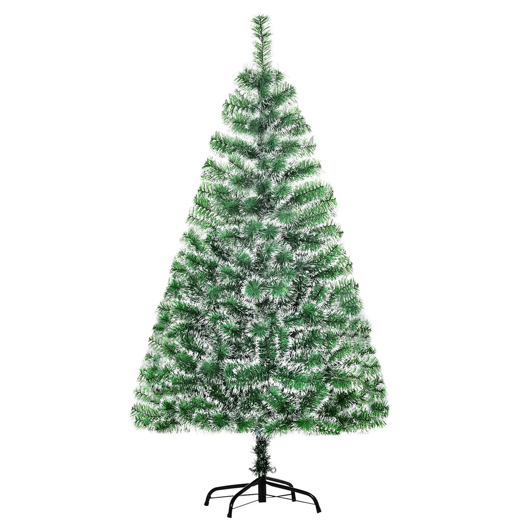 HOMCOM 5FT Home Decoration Artificial Christmas Tree Xmas Gift Metal Stand