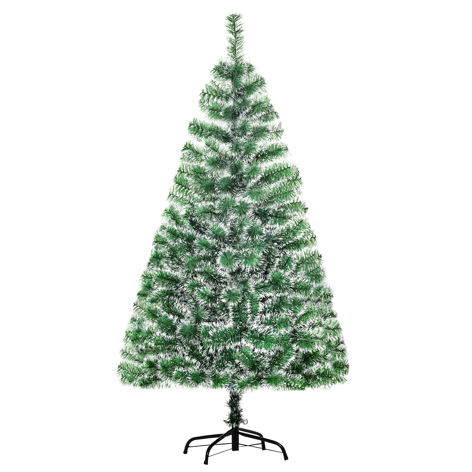 HOMCOM 5FT Home Decoration Artificial Christmas Tree Xmas Gift Metal Stand