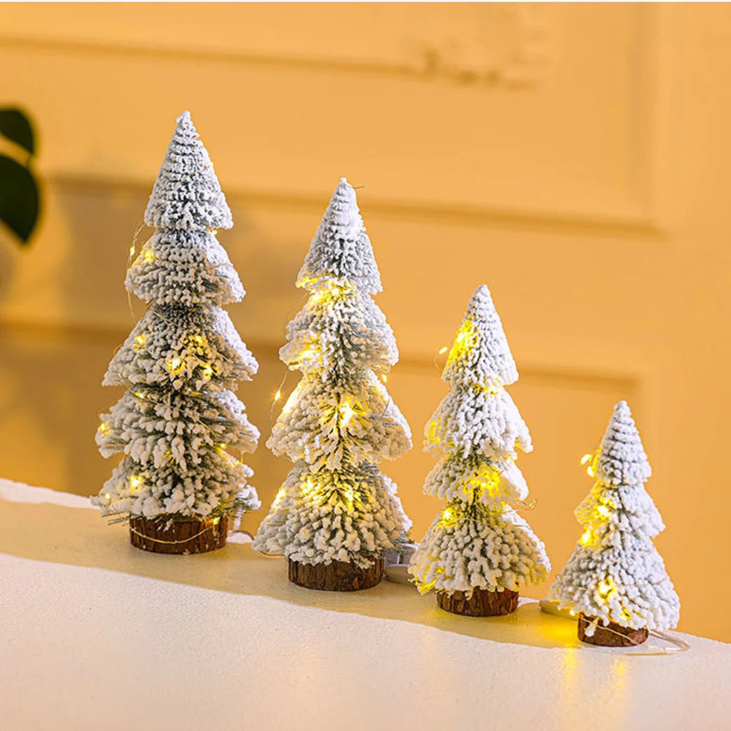 Mini Christmas tree, Christmas cedar tabletop, white pine needle tree, window display, table display, Christmas decorations