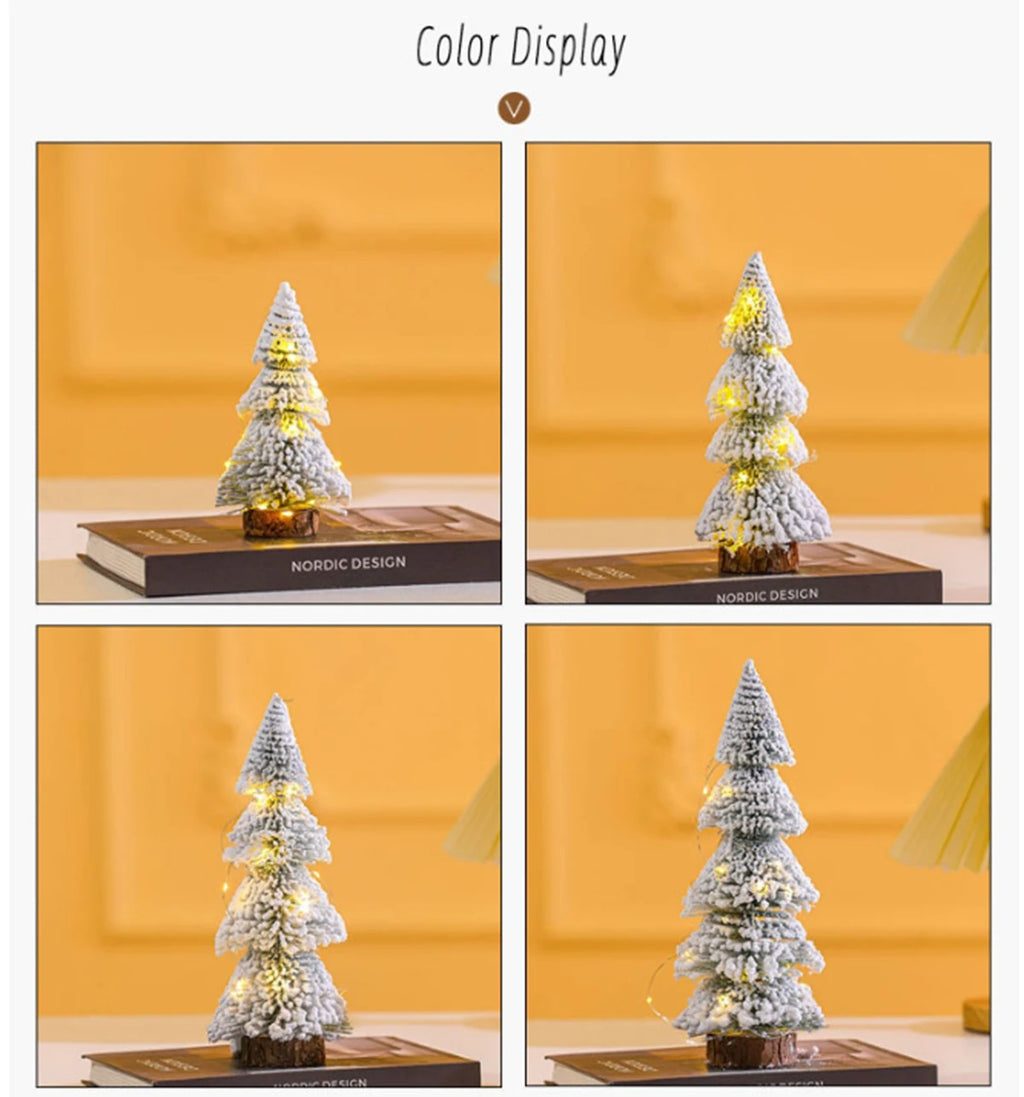 Mini Christmas tree, Christmas cedar tabletop, white pine needle tree, window display, table display, Christmas decorations