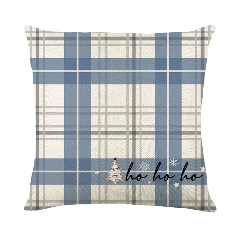 45cm Christmas Decorations Christmas Cushion Cover Pillowcase 2024 for Home Ornament Xmas New Year Christmas Decor 2025 home