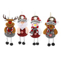 4pcs Christmas Tree Decorations Hanging Christmas Ornaments Set Snowman Decorations Hanging Pendants